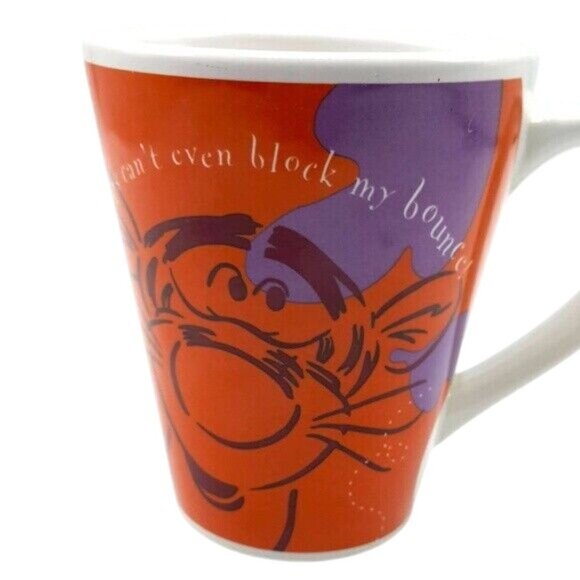 Disney Tigger Mug Pounce Blustery Days Bounce Orange Purple Leaf Autumn - Picture 4 of 8